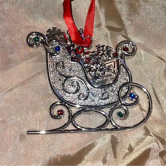 Lenox Silver Gems Ornament - Picture 5 of 8